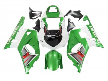 Comprare Carena Moto Suzuki GSXR 600 / GSXR 750 2001-2003 - Bianco Verde Argento Rosso Nero