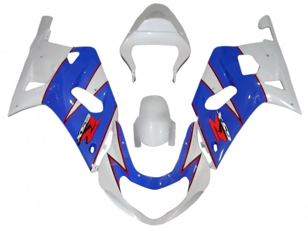 Comprare Carena Moto Suzuki GSXR 600 / GSXR 750 2001-2003 - Bianco Blu Rosso