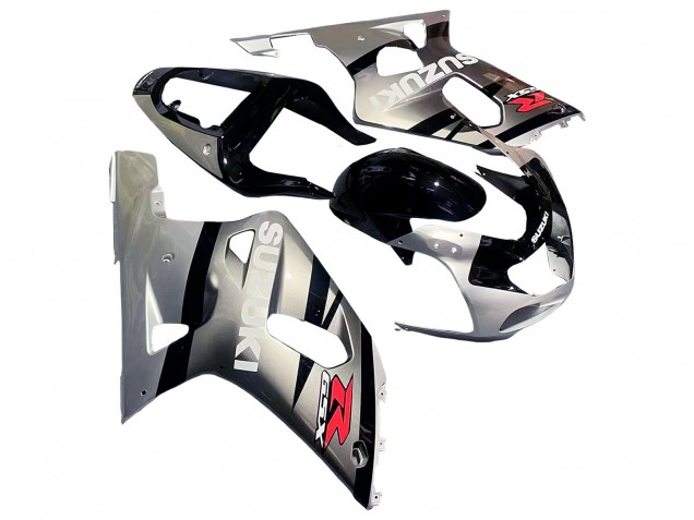 Comprare Carena Moto Suzuki GSXR 600 / GSXR 750 2001-2003 - Argento Nero Lucido Rosso