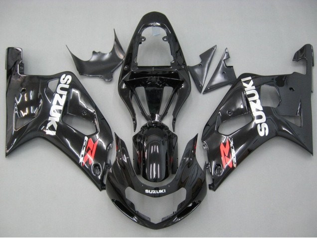 Comprare Carena Moto Suzuki GSXR 600 / GSXR 750 2001-2003 - Nero Lucido Rosso Bianco