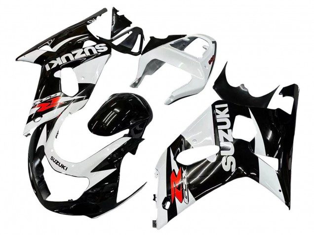 Comprare Carena Moto Suzuki GSXR 600 / GSXR 750 2001-2003 - Bianco Nero Lucido Rosso