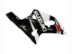 Comprare Carena Moto Suzuki GSXR 600 / GSXR 750 2001-2003 - Bianco Nero Lucido Rosso
