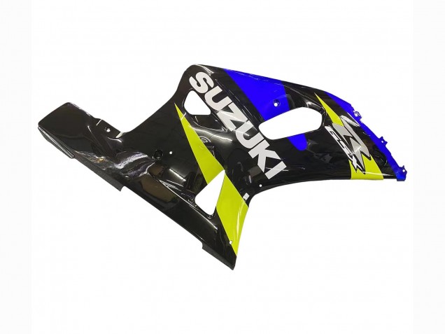Comprare Carena Moto Suzuki GSXR 600 / GSXR 750 2001-2003 - Blu Giallo Nero Lucido