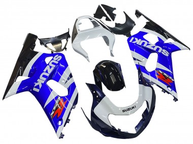 Comprare Carena Moto Suzuki GSXR 600 / GSXR 750 2001-2003 - Blu Bianco Nero Lucido Rosso