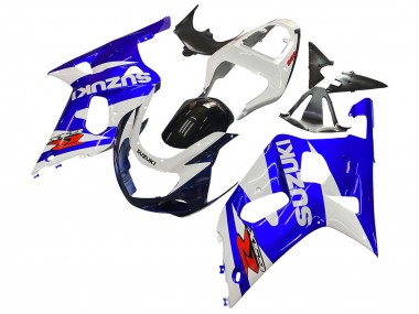 Comprare Carena Moto Suzuki GSXR 600 / GSXR 750 2001-2003 - Bianco Blu Nero Lucido Rosso