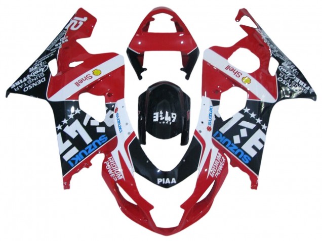 Comprare Carena Moto Suzuki GSXR 600 / GSXR 750 2004-2005 - Rosso Bianco Nero Blu