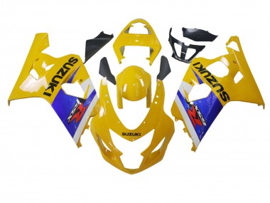 Comprare Carena Moto Suzuki GSXR 600 / GSXR 750 2004-2005 - Giallo Bianco Blu Nero