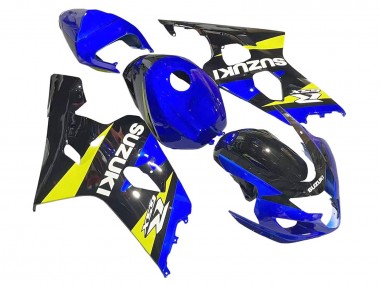 Comprare Carena Moto Suzuki GSXR 600 / GSXR 750 2004-2005 - Blu Giallo Nero
