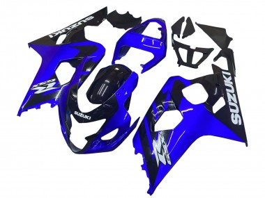 Comprare Carena Moto Suzuki GSXR 600 / GSXR 750 2004-2005 - Blu Nero Bianco Decal