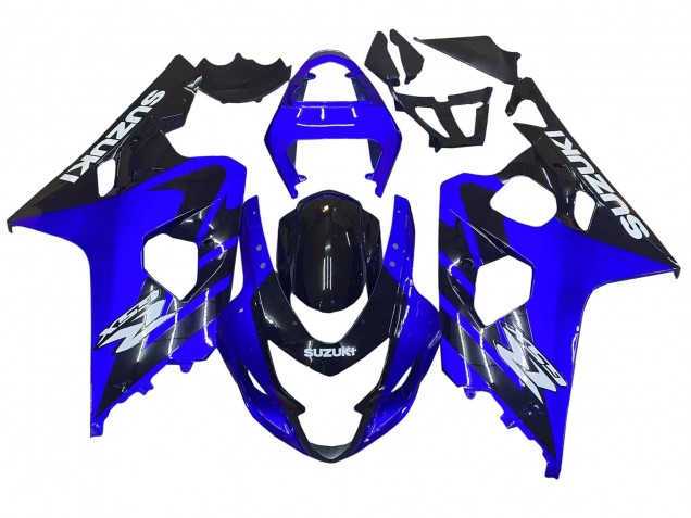Comprare Carena Moto Suzuki GSXR 600 / GSXR 750 2004-2005 - Blu Nero Bianco Decal