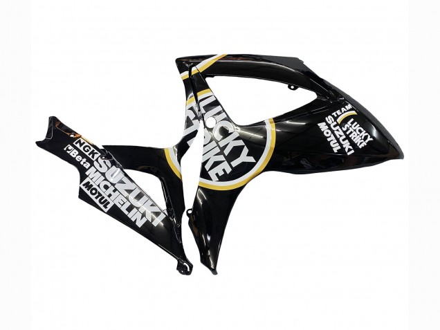 Comprare Carena Moto Suzuki GSXR 600 / GSXR 750 2006-2007 - Nero Lucido Bianco Motul Lucky Strike