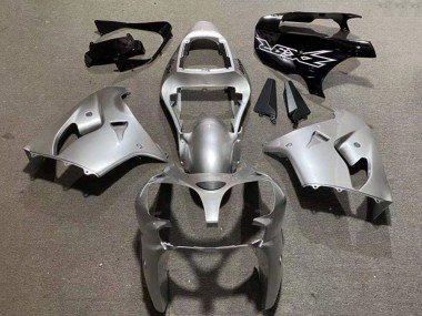 Comprare Carena Moto Kawasaki ZX9R 2002-2003 - Argento Nero Lucido