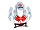 Comprare Carena Moto Suzuki GSXR 600 / GSXR 750 2008-2010 - Bianco Rosso Motul Lucky Strike
