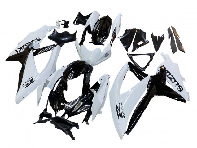 Comprare Carena Moto Suzuki GSXR 600 / GSXR 750 2008-2010 - Bianco Nero