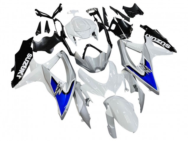 Comprare Carena Moto Suzuki GSXR 600 / GSXR 750 2008-2010 - Bianco Argento Blu Nero