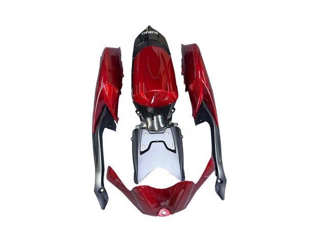Comprare Carena Moto Suzuki GSXR 600 / GSXR 750 2008-2010 - Rosso Nero Lucido