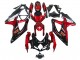 Comprare Carena Moto Suzuki GSXR 600 / GSXR 750 2008-2010 - Rosso Nero Lucido