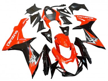 Comprare Kit Carena Moto Completo Suzuki GSXR 600 / GSXR 750 2011-2024 - Rosso Nero Lucido