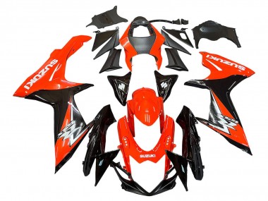 Comprare Kit Carena Moto Completo Suzuki GSXR 600 / GSXR 750 2011-2024 - Rosso Nero Lucido
