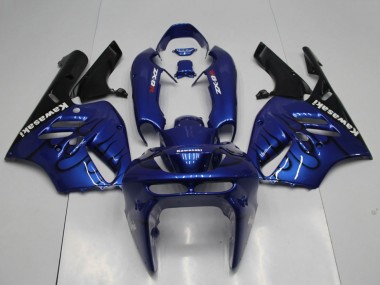 Comprare Carena Moto Kawasaki ZX9R 1994-1997 - Blu Nero Fiamma