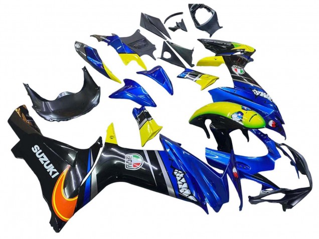 Comprare Carena Moto Suzuki GSXR 600 / GSXR 750 2011-2024 - Blu Giallo