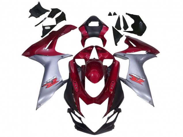 Comprare Carena Moto Suzuki GSXR 600 / GSXR 750 2011-2024 - Rosso Argento
