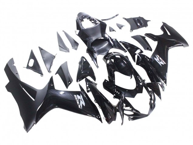 Comprare Carena Moto Suzuki GSXR 600 / GSXR 750 2011-2024 - Nero Lucido Nero Opaco Bianco Decal