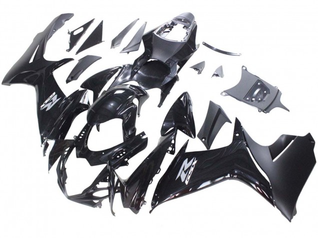 Comprare Carena Moto Suzuki GSXR 600 / GSXR 750 2011-2024 - Nero Lucido Nero Opaco Bianco Decal