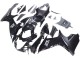 Comprare Carena Moto Suzuki GSXR 600 / GSXR 750 2011-2024 - Nero Lucido Nero Opaco Bianco Decal