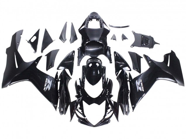 Comprare Carena Moto Suzuki GSXR 600 / GSXR 750 2011-2024 - Nero Lucido Nero Opaco Bianco Decal