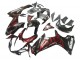 Comprare Carena Moto Suzuki GSXR 600 / GSXR 750 2011-2024 - Nero Lucido Rosso Fiamma
