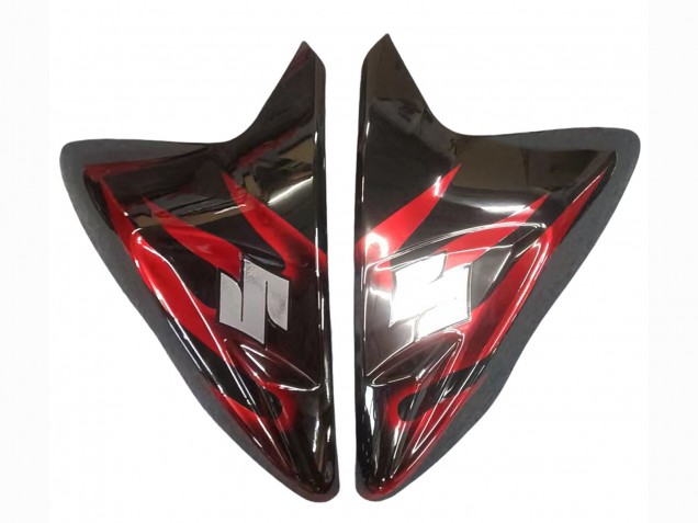 Comprare Carena Moto Suzuki GSXR 600 / GSXR 750 2011-2024 - Nero Lucido Rosso Fiamma