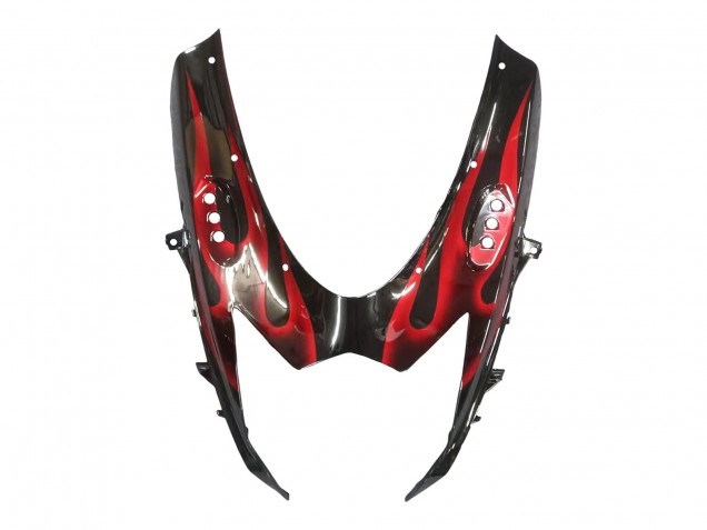 Comprare Carena Moto Suzuki GSXR 600 / GSXR 750 2011-2024 - Nero Lucido Rosso Fiamma