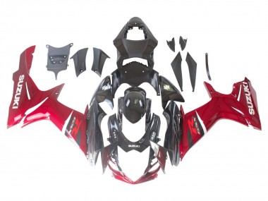 Comprare Kit Carena Moto ABS Suzuki GSXR 600 / GSXR 750 2011-2024 - Rosso Nero Lucido