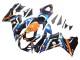 Comprare Carena Moto Suzuki GSXR 600 / GSXR 750 2011-2024 - Azzurro Chiaro Arancia Nero Bianco Squalo 46