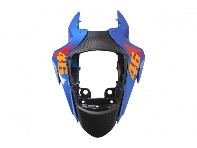 Comprare Carena Moto Suzuki GSXR 600 / GSXR 750 2011-2024 - Azzurro Chiaro Arancia Nero Bianco Squalo 46