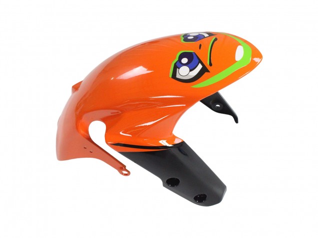 Comprare Carena Moto Suzuki GSXR 600 / GSXR 750 2011-2024 - Azzurro Chiaro Arancia Nero Bianco Squalo 46