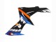 Comprare Carena Moto Suzuki GSXR 600 / GSXR 750 2011-2024 - Azzurro Chiaro Arancia Nero Bianco Squalo 46