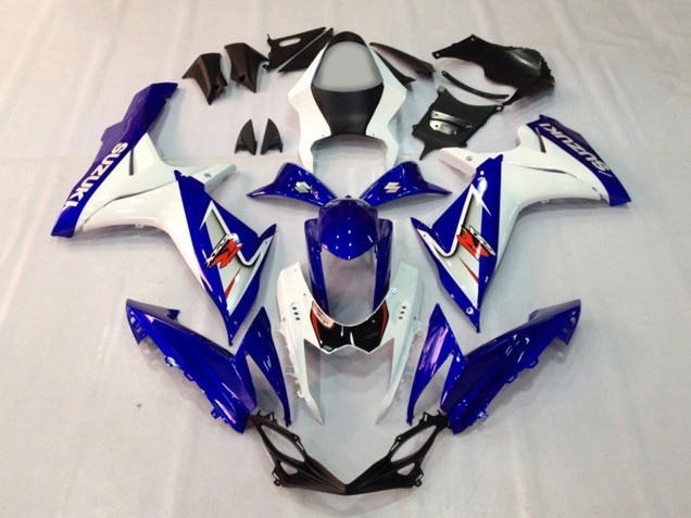 Comprare Carena Moto Suzuki GSXR 600 / GSXR 750 2011-2024 - Blu Bianco