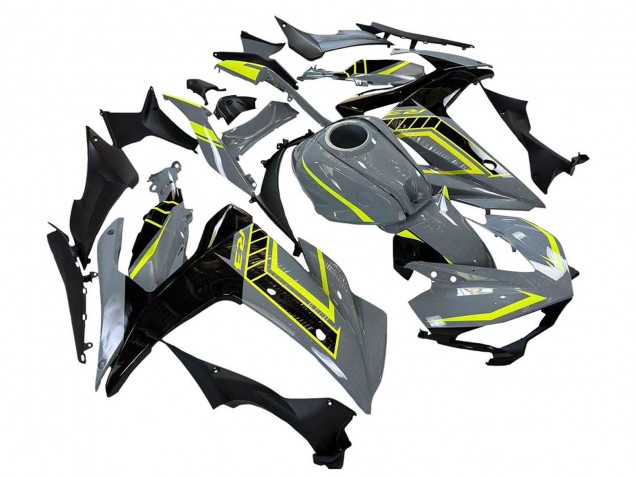 Comprare Carena Moto Yamaha YZF R3/R25 2015-2018 - Nardo Grigio Neon Giallo Nero