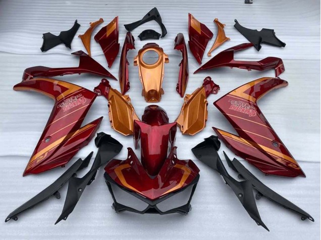 Comprare Carena Moto Yamaha YZF R3/R25 2015-2018 - Rosso Arancia