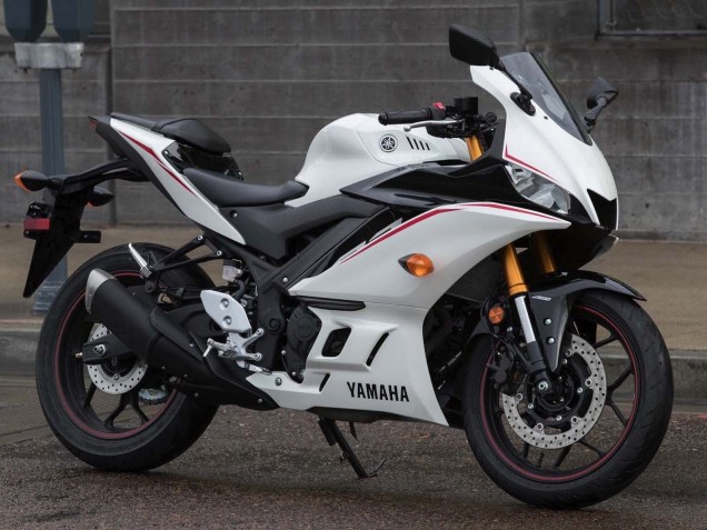 Comprare Carena Moto Yamaha YZF R3/R25 2015-2018 - Bianco Rosso