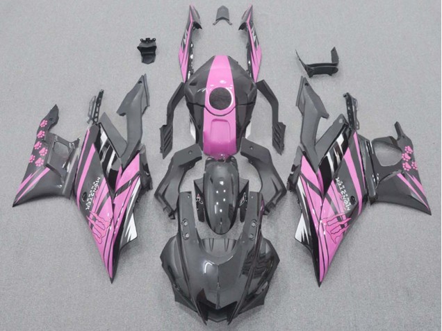 Comprare Carena Moto Yamaha YZF R3/R25 2015-2018 - Rosa Nero Lucido