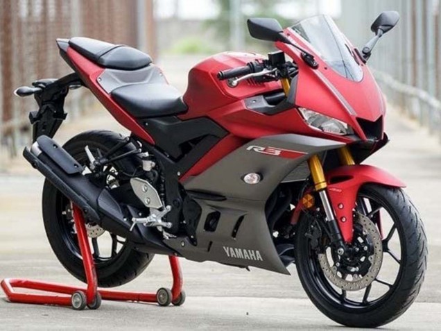 Comprare Carena Moto Yamaha YZF R3/R25 2019-2021 - Rosso Grigio
