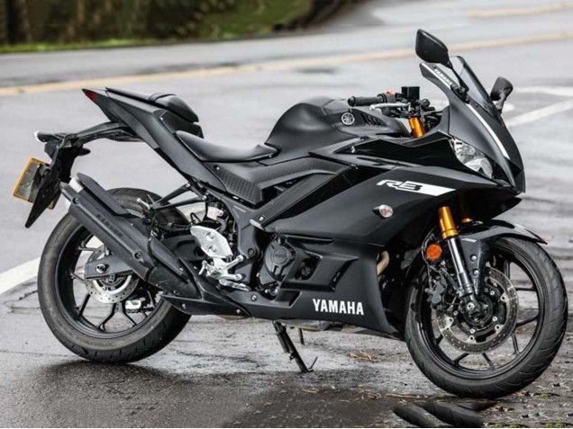 Comprare Carena Moto Yamaha YZF R3/R25 2019-2021 - Nero Opaco Argento