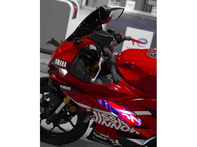 Comprare Carena Moto Yamaha YZF R3/R25 2019-2021 - Rosso Scuro Bianco Argento Nero Valsir