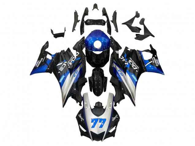 Comprare Carena Moto Yamaha YZF R3/R25 2019-2021 - Argento Blu Nero 77