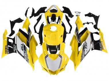 Comprare Carena Moto Yamaha YZF R3/R25 2019-2021 - Giallo Bianco Nero Banda