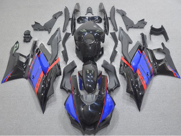 Comprare Carena Moto Yamaha YZF R3/R25 2022-2024 - Nero Lucido Blu Rosso