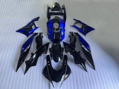 Comprare Carena Moto Yamaha YZF R3/R25 2022-2024 - Blu Nero Lucido